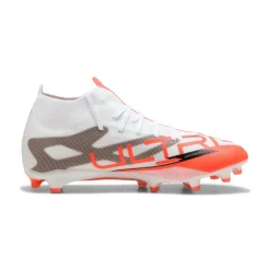 Puma Voetbalschoenen*ULTRA 5 MATCH+ FG AG voetbalschoenen heren white black glowing red