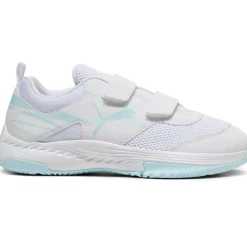 Puma Indoorschoenen*Varion II indoorschoenen junior white light aqua
