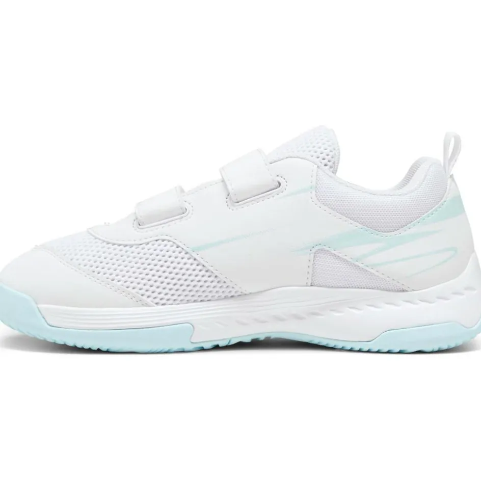 Puma Indoorschoenen*Varion II indoorschoenen junior white light aqua