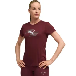 Puma Sportshirt*x HYROX shirt dames ruby shimmer