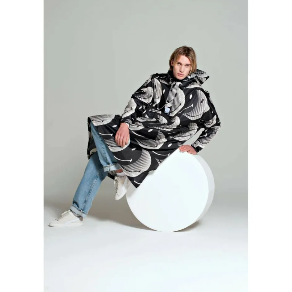 Rainkiss Regenkleding & -Laarzen*Half moon X Smiley regenponcho multicolour
