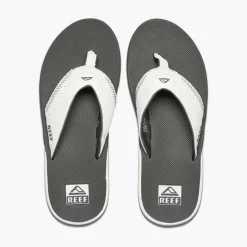 Reef Slippers*Fanning slippers heren grey white