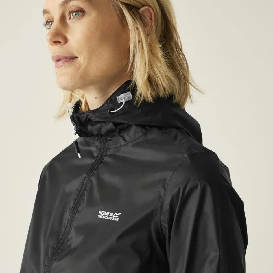 Regatta Regenkleding & -Laarzen*Pack It III regenjas dames black