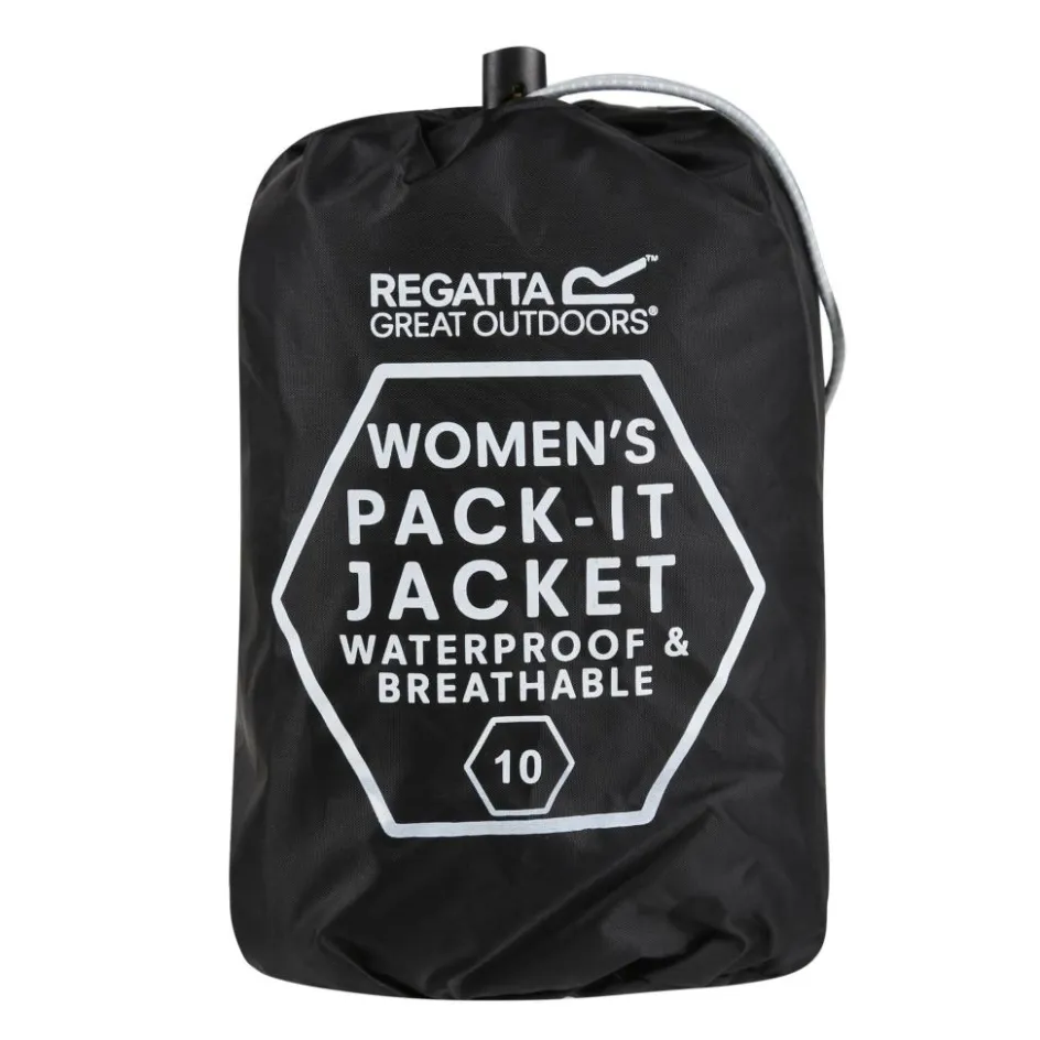 Regatta Regenkleding & -Laarzen*Pack It III regenjas dames black