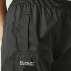 Regatta Regenkleding & -Laarzen*Pack It regenbroek junior black