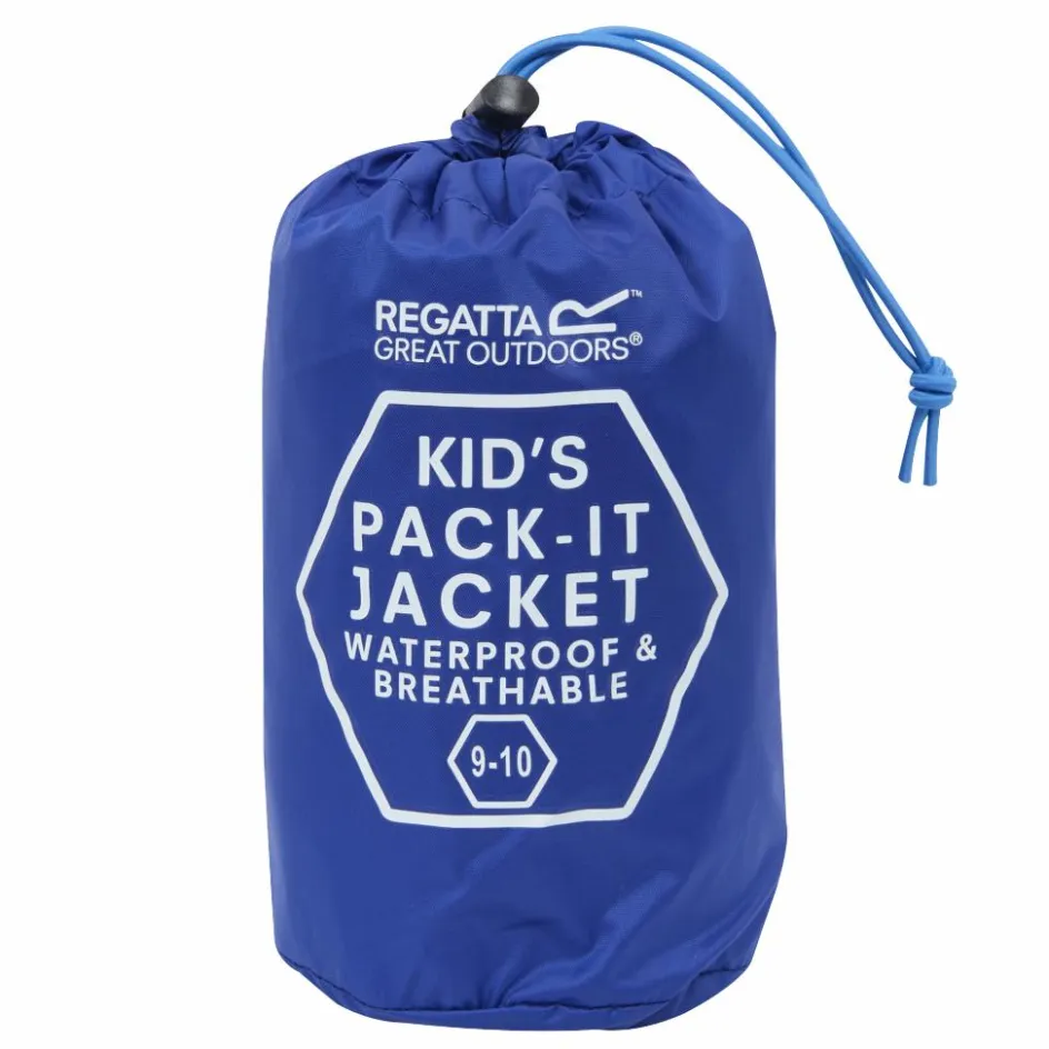 Regatta Regenkleding & -Laarzen*Pack It regenjas junior olympian blue elysium blue