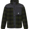 Rehall Ski Vesten|Wintersport*RITCHALL-R fleece vest heren olive check