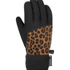 Reusch Handschoenen & Wanten|Wintersport*Beatrix R-TEX XT handschoenen junior black brown leopard