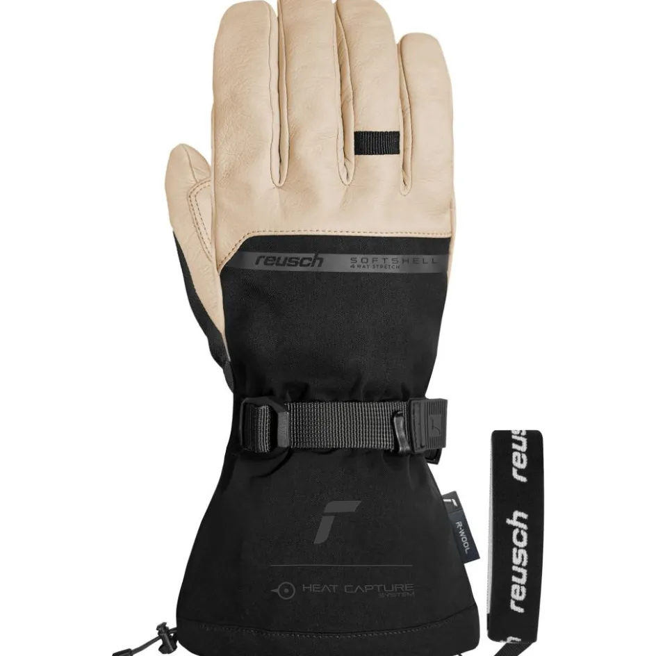 Reusch Handschoenen & Wanten|Wintersport*Duality R-WOOL handschoenen heren tan black