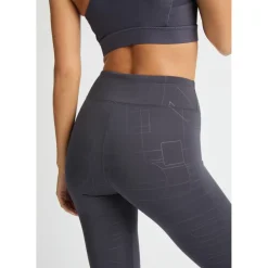 Röhnisch Sportbroek*112231 sportlegging dames dk plum emboss