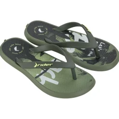 Rider Slippers*R1 Energy Kids slippers junior green