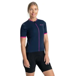 Rogelli Fietskleding*Essential fietsshirt dames blauw roze