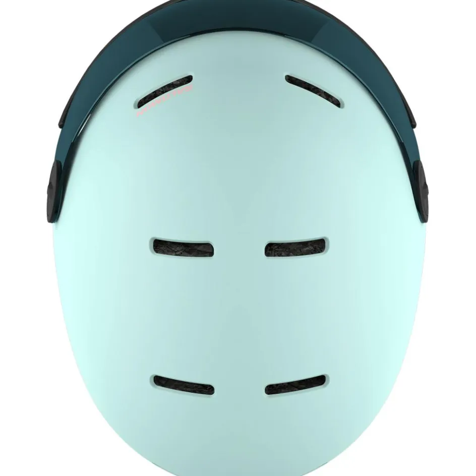 Salomon Skihelmen|Wintersport*Orka Visor skihelm junior bleached aqua
