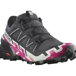 Salomon Hardloopschoenen*Speedcross 6 hardloopschoenen dames ebony white berry