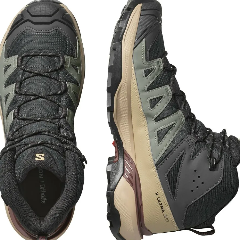 Salomon Wandelen|Wandelschoenen*X ULTRA 360 GORE-TEX wandelschoenen heren phantom desert tan rum raisin