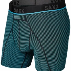 SAXX Sportondergoed*Kinetic LC mesh onderbroek heren cool blue feed  stripe