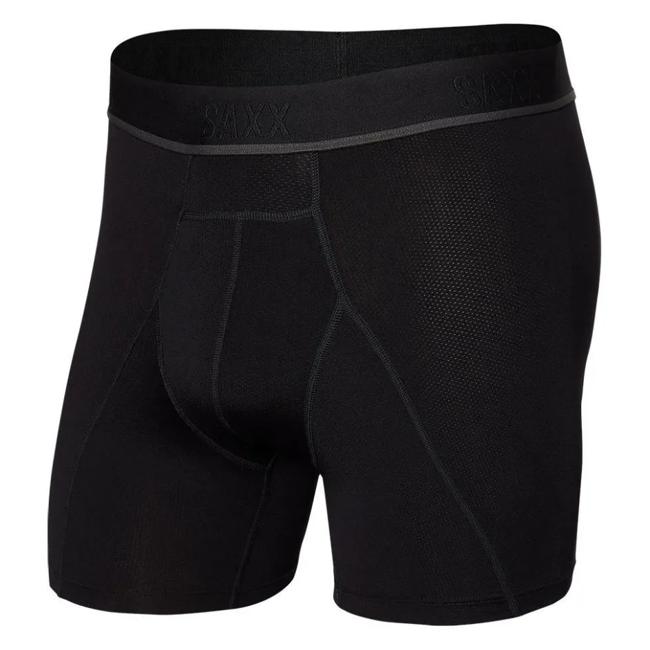 SAXX Sportondergoed*Kinetic LC mesh onderbroek heren blackout
