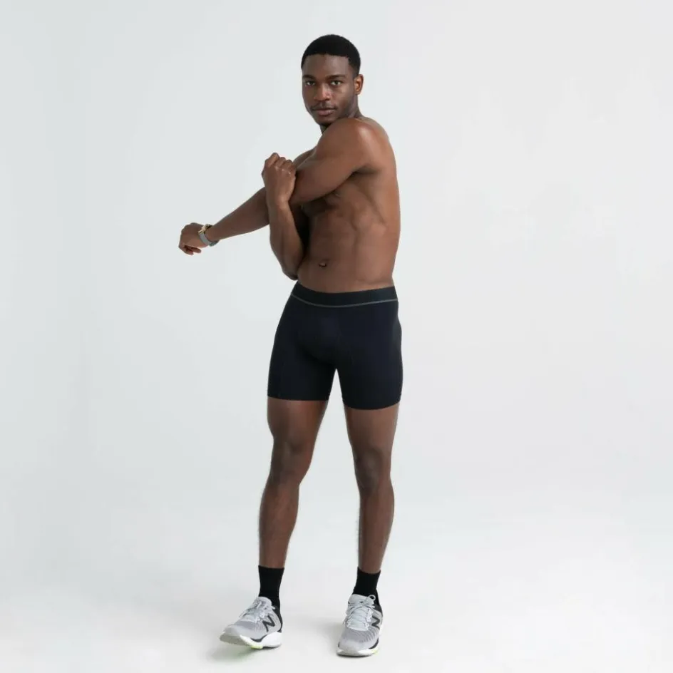 SAXX Sportondergoed*Kinetic LC mesh onderbroek heren blackout