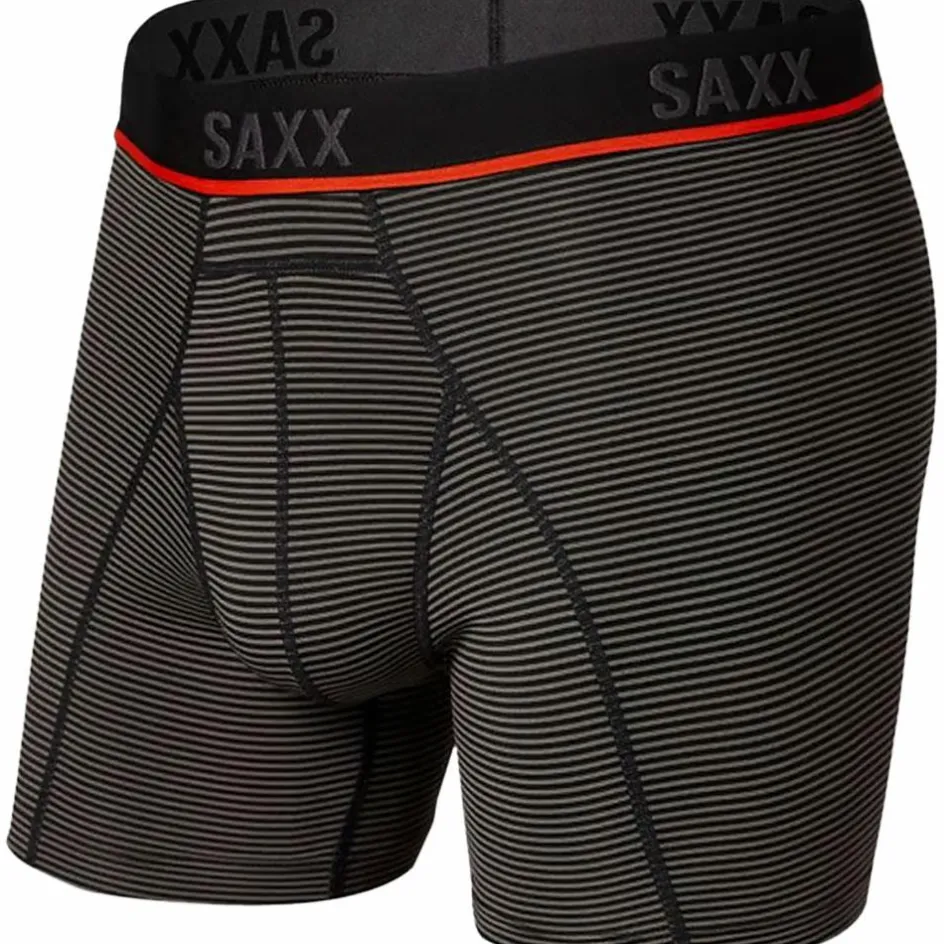 SAXX Sportondergoed*Kinetic mesh onderbroek heren grey feed stripe