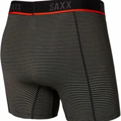 SAXX Sportondergoed*Kinetic mesh onderbroek heren grey feed stripe