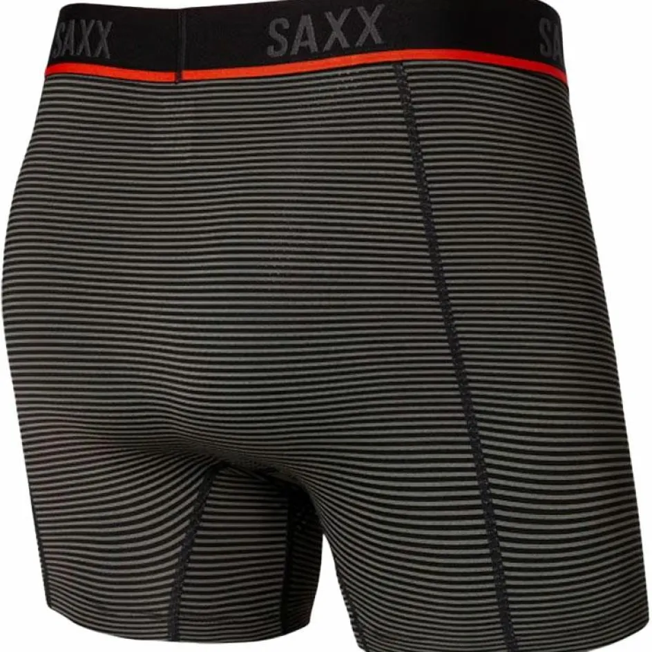 SAXX Sportondergoed*Kinetic mesh onderbroek heren grey feed stripe