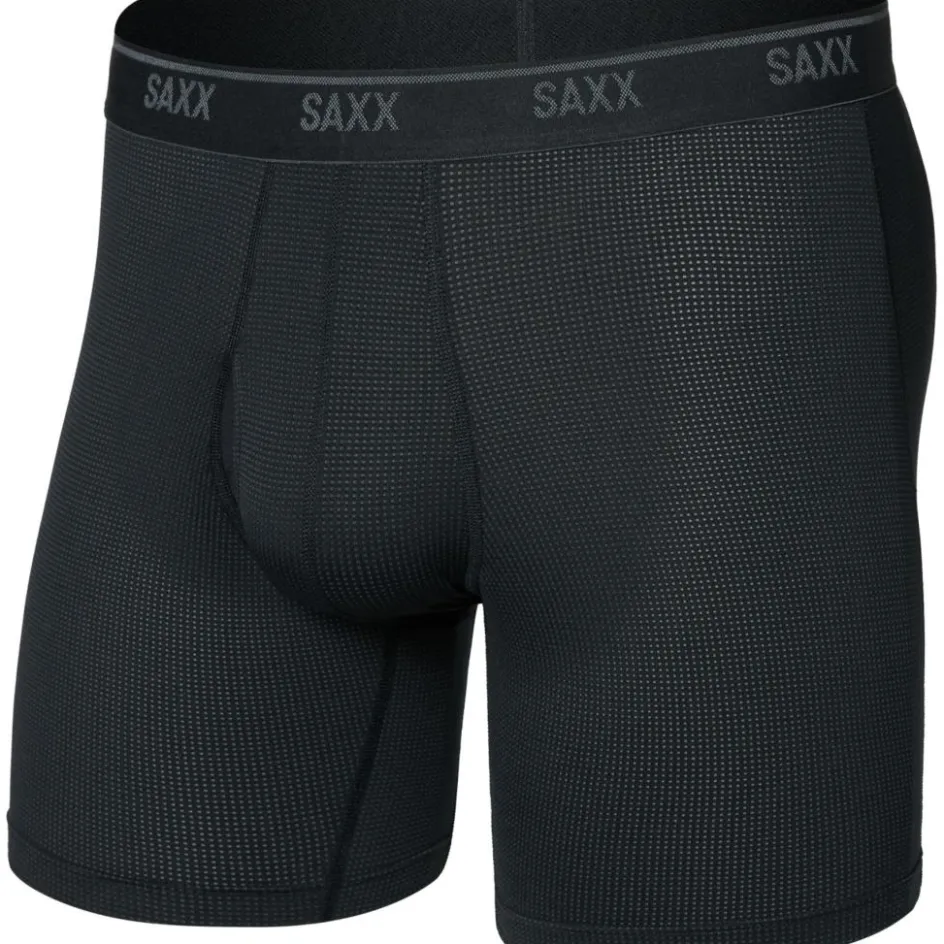 SAXX Sportondergoed*Quest Quick-Dry Mesh onderbroek heren black