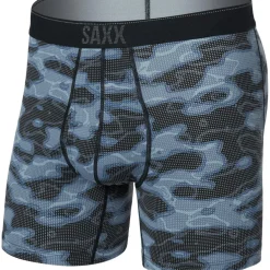 SAXX Sportondergoed*Quest Quick-Dry sportonderbroek heren waterdrop camo black