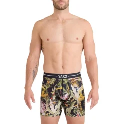 SAXX Sportondergoed*Volt Breathable Mesh onderbroek heren jungle juice-black
