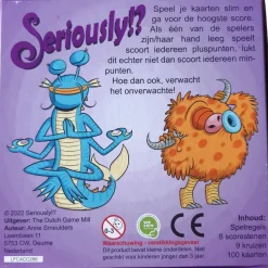 Seriously!? Buitenspelen & Spelletjes*Familie bordspel