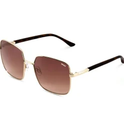 Sinner Zonnebrillen*Madiki zonnebril gradient brown shiny gold metal