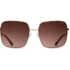 Sinner Zonnebrillen*Madiki zonnebril gradient brown shiny gold metal