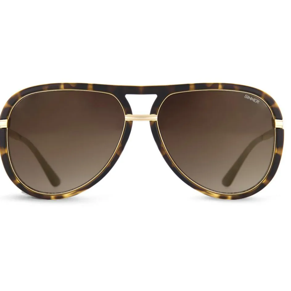 Sinner Zonnebrillen*Milan zonnebril gold mirror gold tortoise
