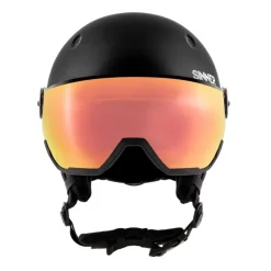 Sinner Skihelmen|Wintersport*TITAN VISOR skihelm matte black red