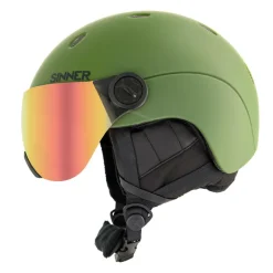 Sinner Skihelmen|Wintersport*TITAN VISOR skihelm moss green red