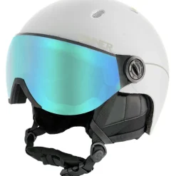 Sinner Skihelmen|Wintersport*TITAN VISOR skihelm matte white blue