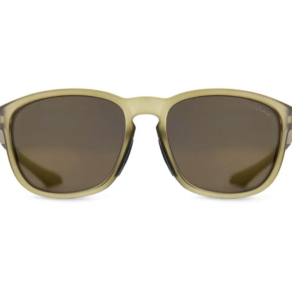 Sinner Zonnebrillen*Yacan Sintec zonnebril smoke gold mirror cry olive gold