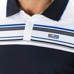 Sjeng Sports Tenniskleding* Brun tennispolo heren dark blue