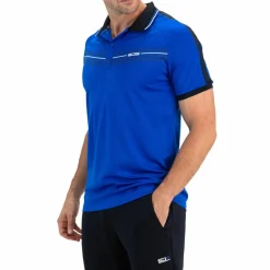 Sjeng Sports Tenniskleding* Celio tennispolo heren blue neon