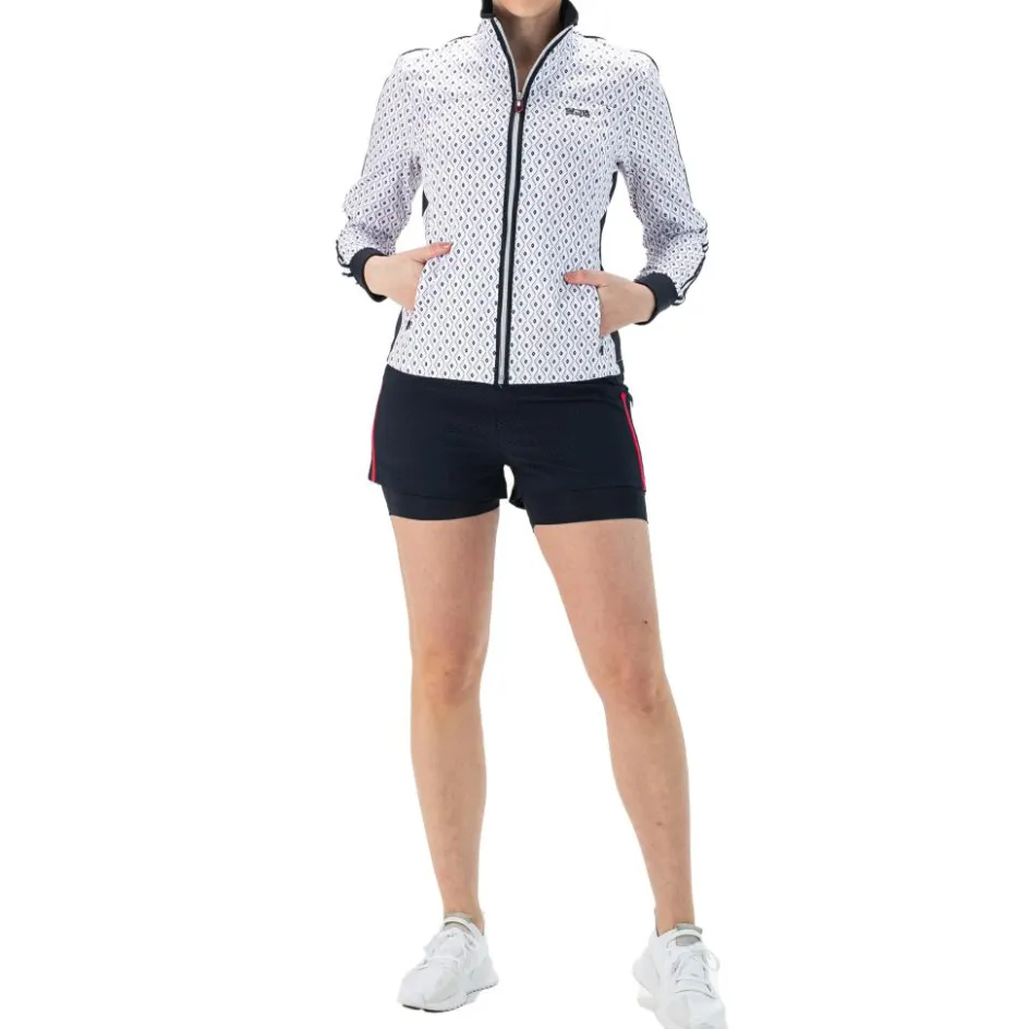 Sjeng Sports Tenniskleding* Fea trainingsjack dames real white