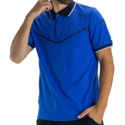 Sjeng Sports Tenniskleding* Hyde tennispolo heren blue neon