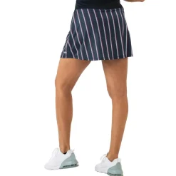 Sjeng Sports Tenniskleding* Leanne skort dames dark blue stripes