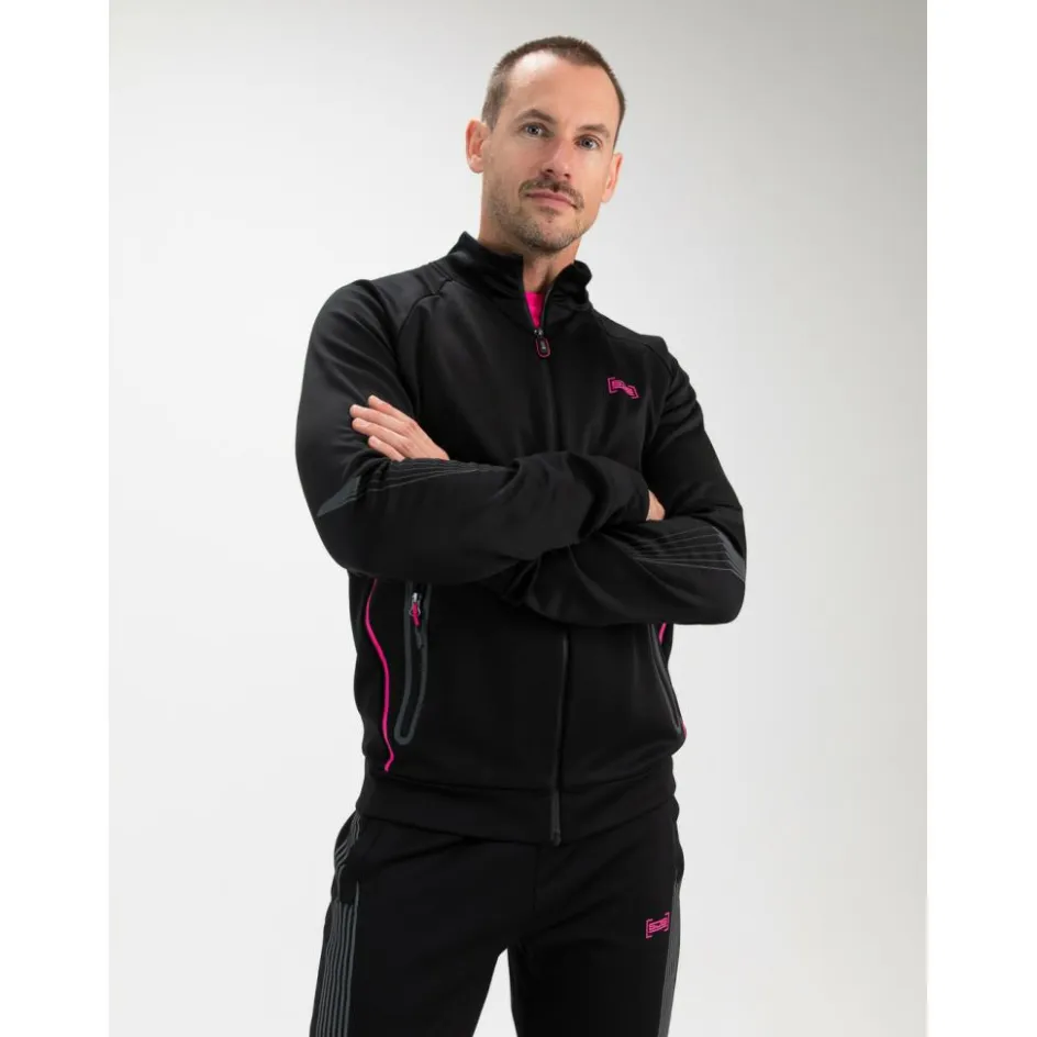 Sjeng Sports Tenniskleding* Oran trainingsjack heren black