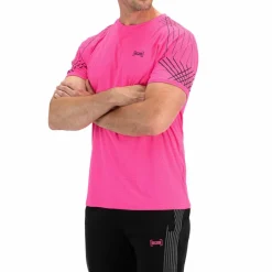 Sjeng Sports Tenniskleding* Sancho tennisshirt heren pink glo