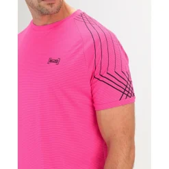 Sjeng Sports Tenniskleding* Sancho tennisshirt heren pink glo