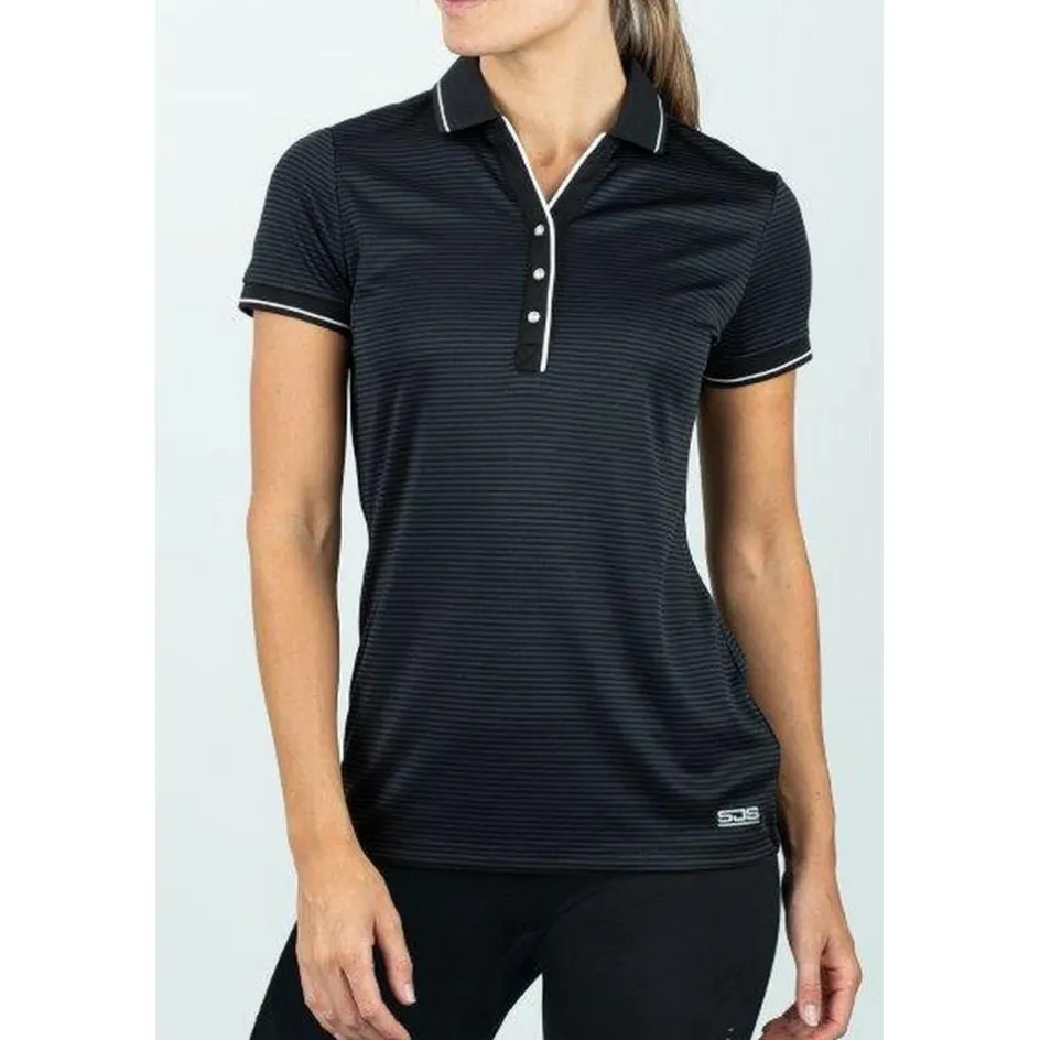 Sjeng Sports Tenniskleding* Slam tennispolo dames black