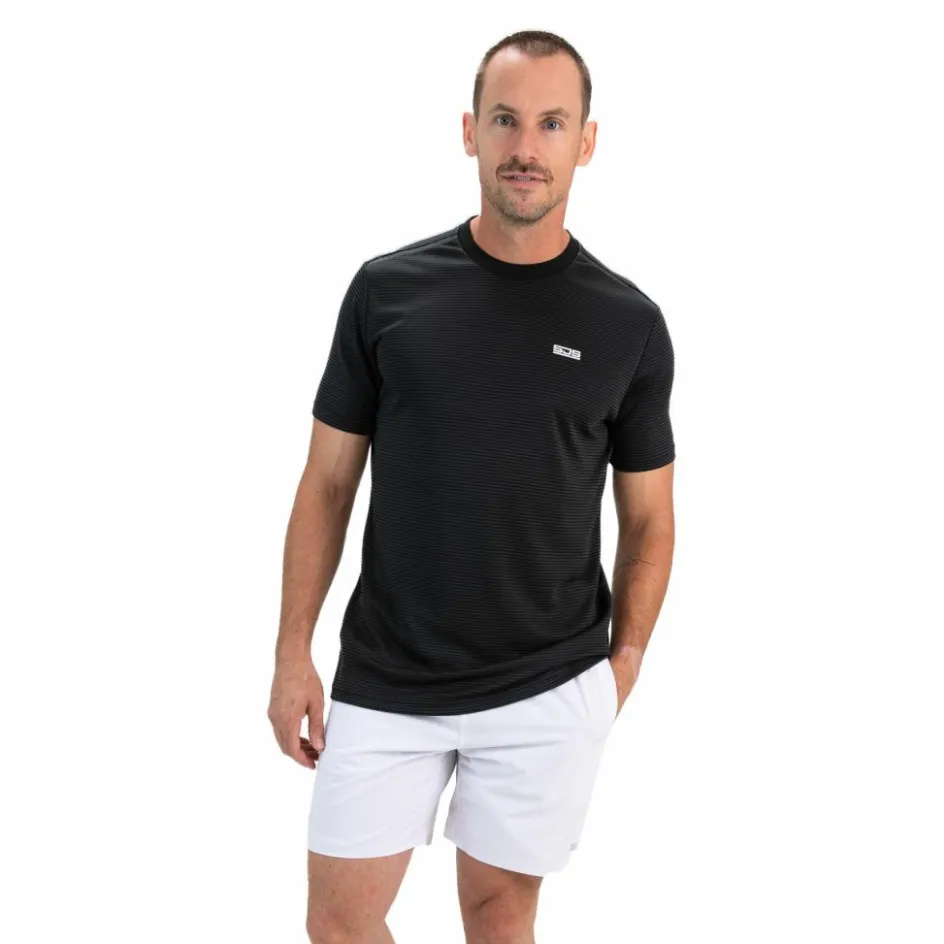 Sjeng Sports Tenniskleding* Tex tennisshirt heren black