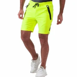 Sjeng Sports Tenniskleding* Yvor tennisshort heren acid yellow