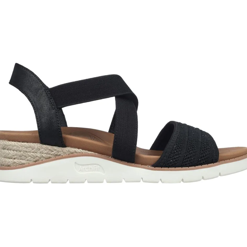 Skechers Sandalen*BOBS Arch Fit Beach Kiss - Boho Beyond sandalen dames black