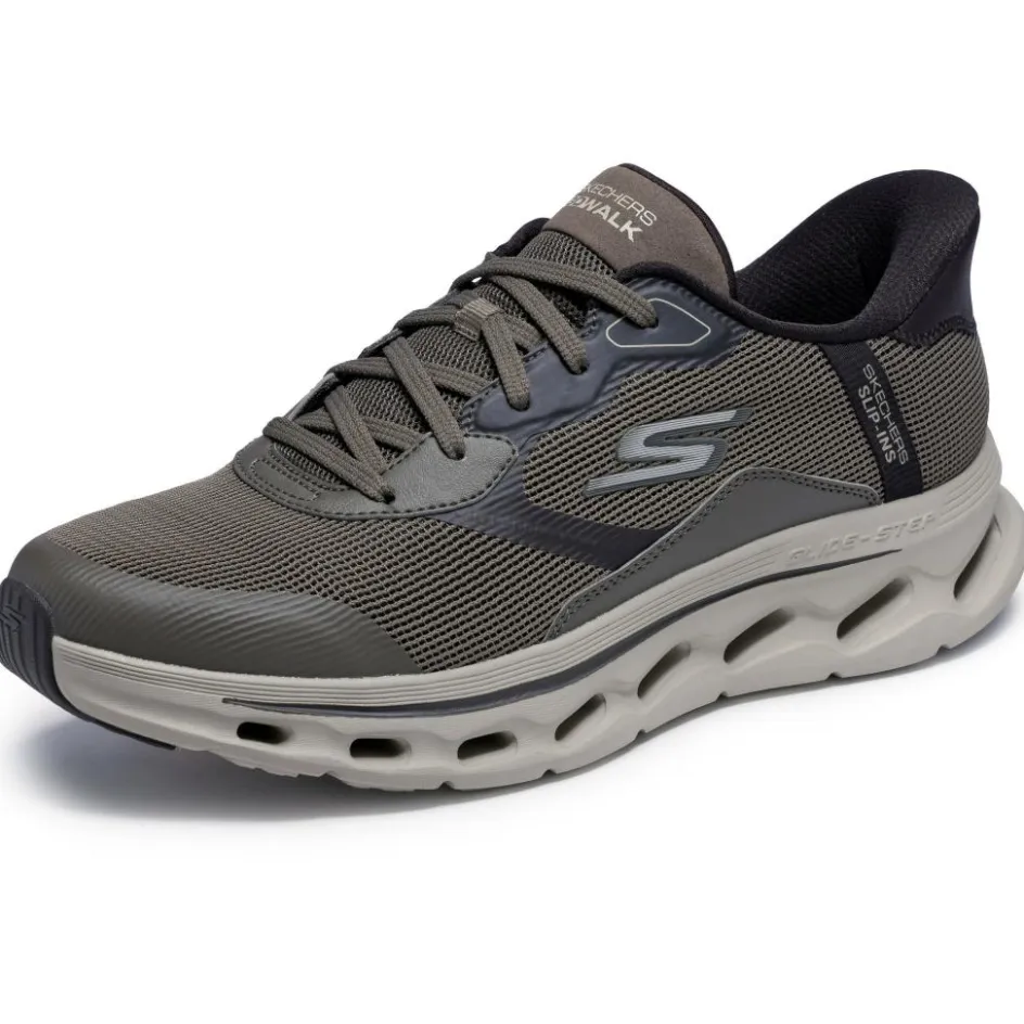 Skechers Schoenen*Slip-ins: GO WALK Glide - Step 2.0 - Zac schoenen heren dark taupe