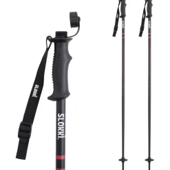 Slokki Skistokken|Wintersport*Skistokken zwart - 110 cm